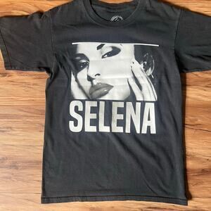 Selena Quintanilla Black Graphic T Shirt Size S Short Sleeve Crew Neck Small